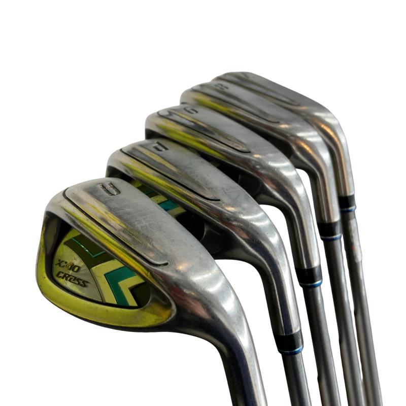 【中古】 ダンロップ XXIO CROSS(2021) 5S アイアンセット IR XXIO MH2000 (フレックスR) メンズ 男性用 右利き 右用 Cランク ゴルフクラブ