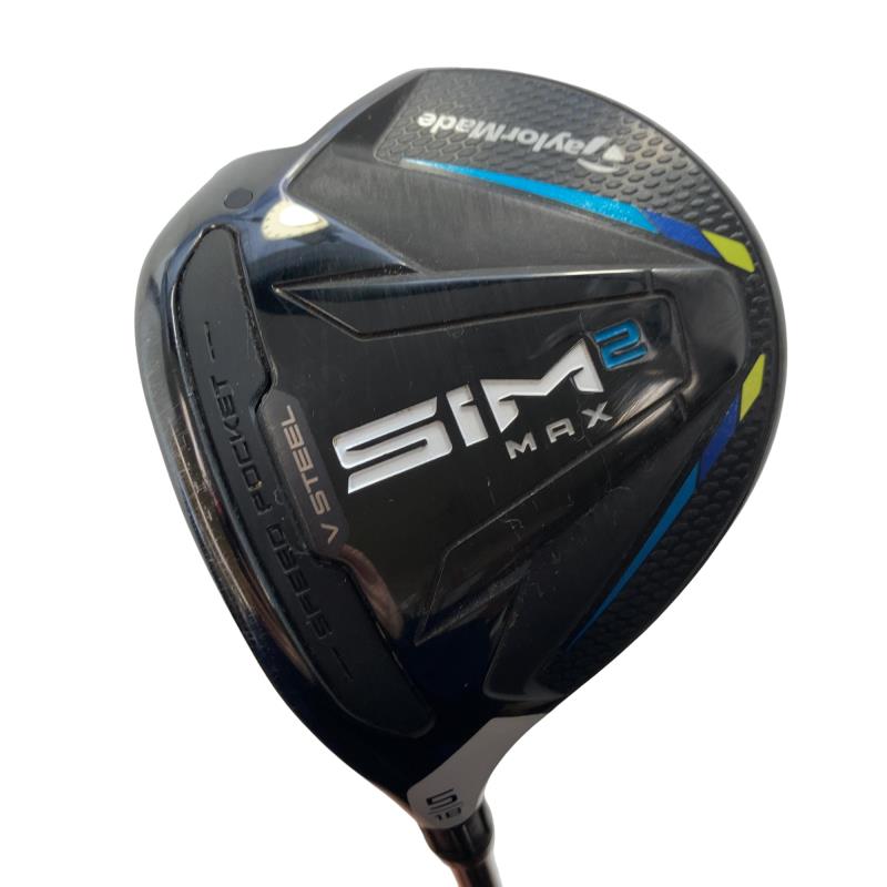 【中古】 テーラーメイド SIM2 MAX 5W レフティ フェアウェイウッド FW TENSEI BLUE TM50(SIM2 FW) (フレックスSR) メンズ 男性用 左利き レフティ 左用 Cランク ゴルフクラブ