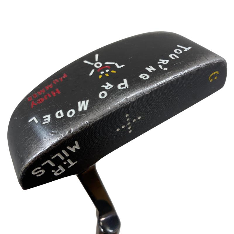 【中古】 T・P ミルズ TOURING PRO MODEL HUEY PLUMMER(黒いこと) 35in パター PT スチール写真 (フレックス余分の物) メンズ 成人男性用 右利き 右用 D位置づける ゴルフ野球クラブ