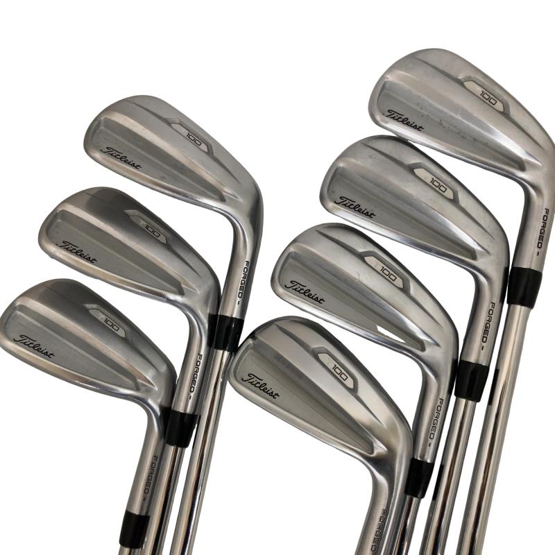 【中古】 タイトリスト Titleist T100(2021) 7S アイアン仕掛ける IR NS PRO MODUS3 TOUR115 (フレックスS) メンズ 成人男性用 右利き 右用 C価値づける ゴルフ野球クラブ