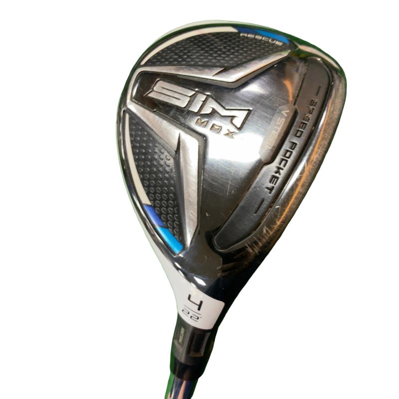 【中古】 テーラーメイド SIM MAX U4 ユーティリティ UT KBS MAX85 JP (フレックスS) メンズ 男性用 右利き 右用 Cランク ゴルフクラブ