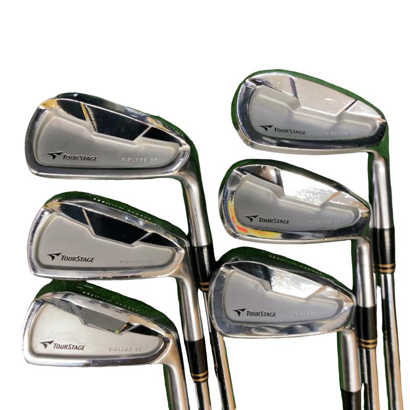 【中古】 ブリヂストン TOURSTAGE X-BLADE CB 6S アイアンセット IR NS PRO 950GH ウェイトフロー (フレックスS) メンズ 男性用 右利き 右用 Cランク ゴルフクラブ