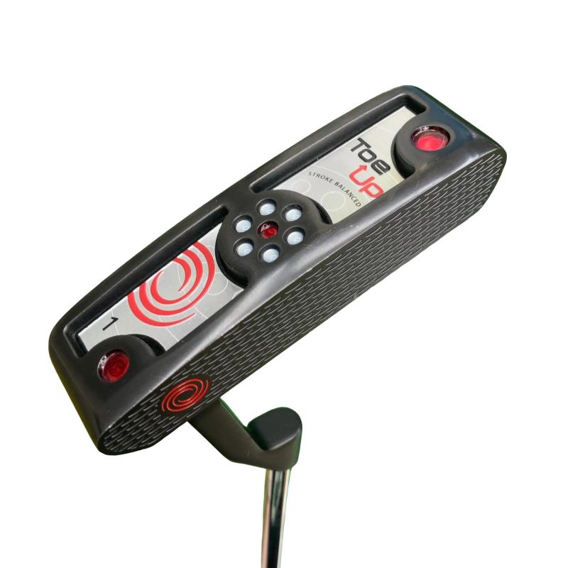 【中古】 オデッセイ Toe Up #1 33in パター PT スチール写真 (フレックス余分の物) メンズ 成人男性用 右利き 右用 C位置づける ゴルフ野球クラブ