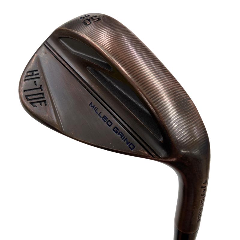 【中古】 テーラーメイド Taylor Made MILLED GRIND HI-TOE(2022) 50°/09° ウェッジ WG Dynamic Gold (フレックスS) メンズ 男性用 右利き 右用 Cランク ゴルフクラブ