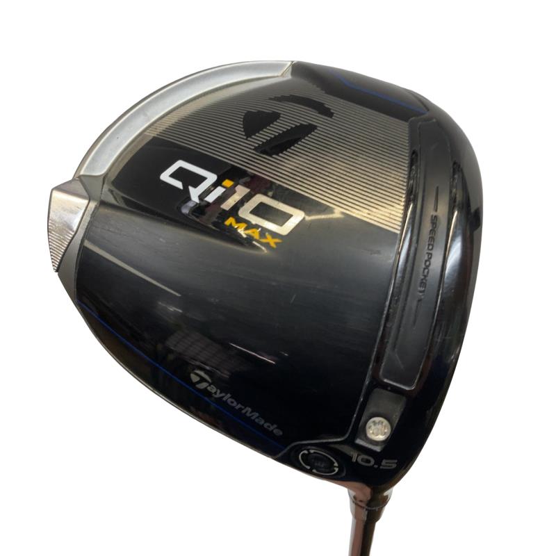 【中古】 テーラーメイド Qi10 MAX 10.5° ドライバー DR Diamana BLUE TM50(Qi10 DR) (フレックスS) メンズ 男性用 右利き 右用 Cランク ゴルフクラブ