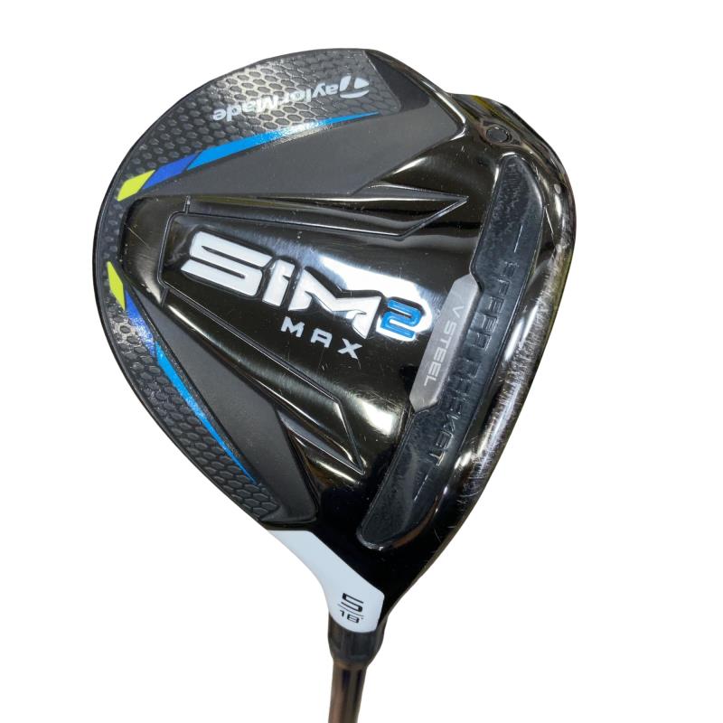 【中古】 テーラーメイド SIM2 MAX 5W フェアウェイウッド FW TENSEI BLUE TM50(SIM2 FW) (フレックスS) メンズ 男性用 右利き 右用 Cランク ゴルフクラブ