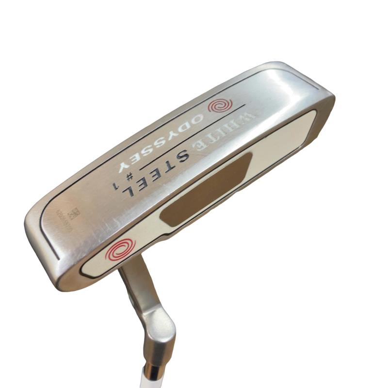 【中古】 オデッセイ WHITE STEEL #1 34in パター PT スチール写真 (フレックス余分の物) メンズ 成人男性用 右利き 右用 C位置づける ゴルフ野球クラブ