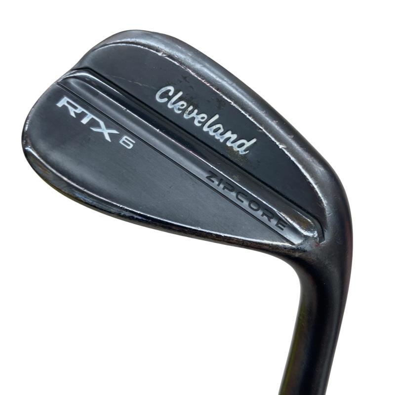 【中古】 クリーブランド Cleveland RTX-6 ZIPCORE ブラックサテン 52°/10° MID ウェッジ WG Dynamic Gold (フレックスS) メンズ 男性用 右利き 右用 Cランク ゴルフクラブ