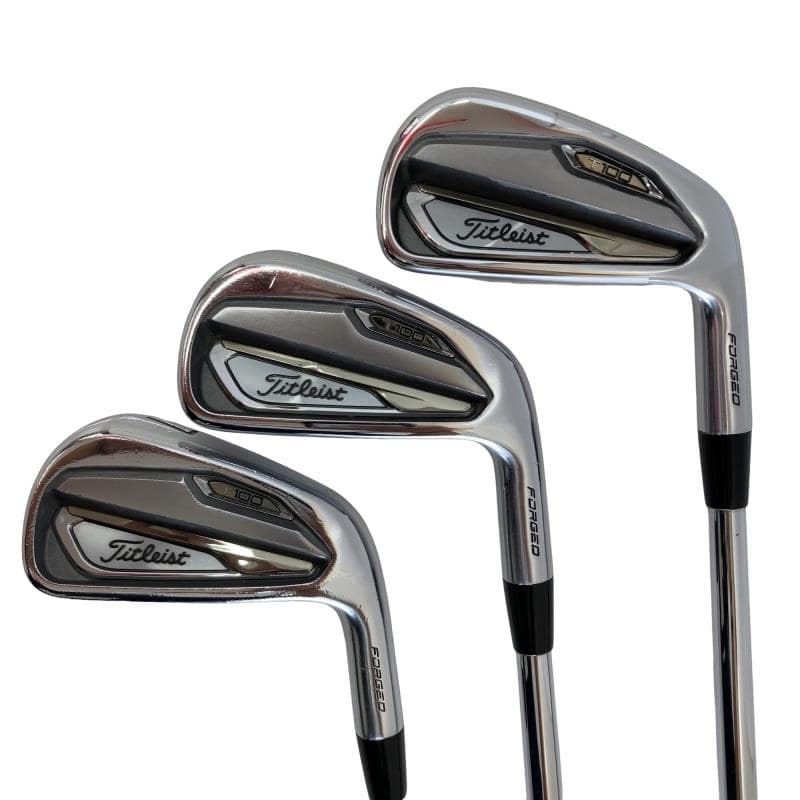 【中古】 タイトリスト Titleist T100 7S アイアンセット IR 純正特注シャフト (フレックスX) メンズ 男性用 右利き 右用 Cランク ゴルフクラブ