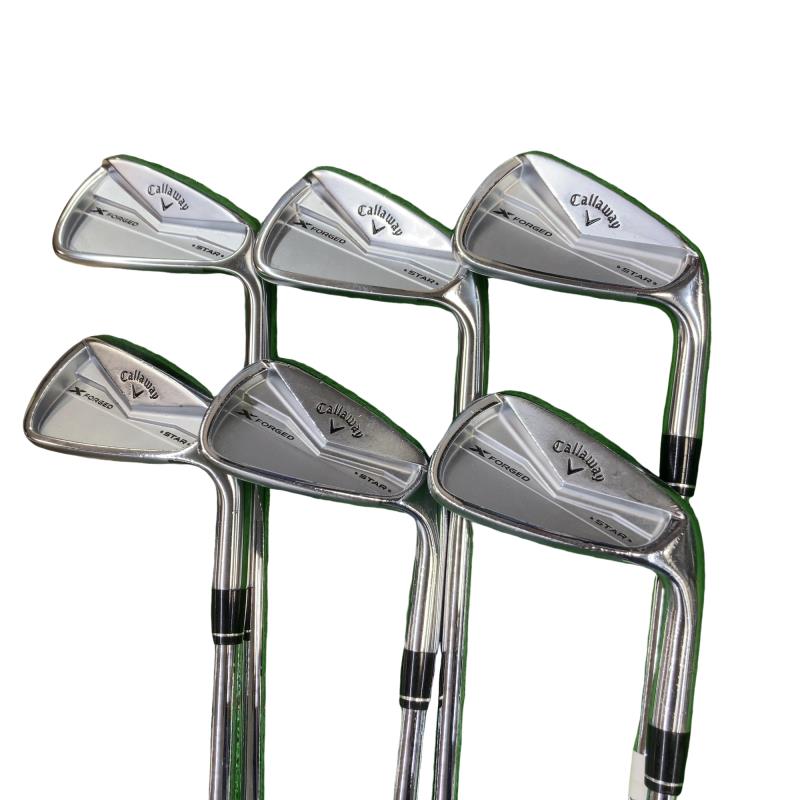 【中古】 キャロウェイ X FORGED STAR(2024) 6S アイアンセット IR NS PRO 950GH neo (フレックスS) メンズ 男性用 右利き 右用 Cランク ゴルフクラブ