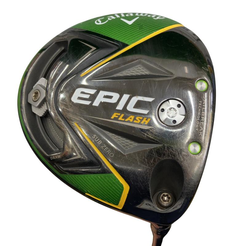 【中古】 キャロウェイ EPIC FLASH SUBZERO  9° １番ウッド DR 完全無欠特注立て坑 (フレックスS) メンズ 成人男性用 右利き 右用 C序列付ける ゴルフ野球クラブ