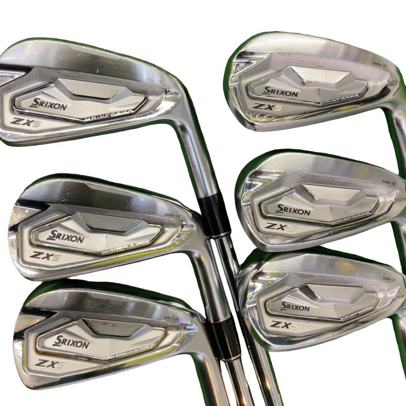 【中古】 ダンロップ SRIXON ZX5 Mk II 6S アイアンセット IR NS PRO MODUS3 TOUR105 D.S.T (フレックスS) メンズ 男性用 右利き 右用 Cランク ゴルフクラブ|ゴルフパートナー 中古クラブ店