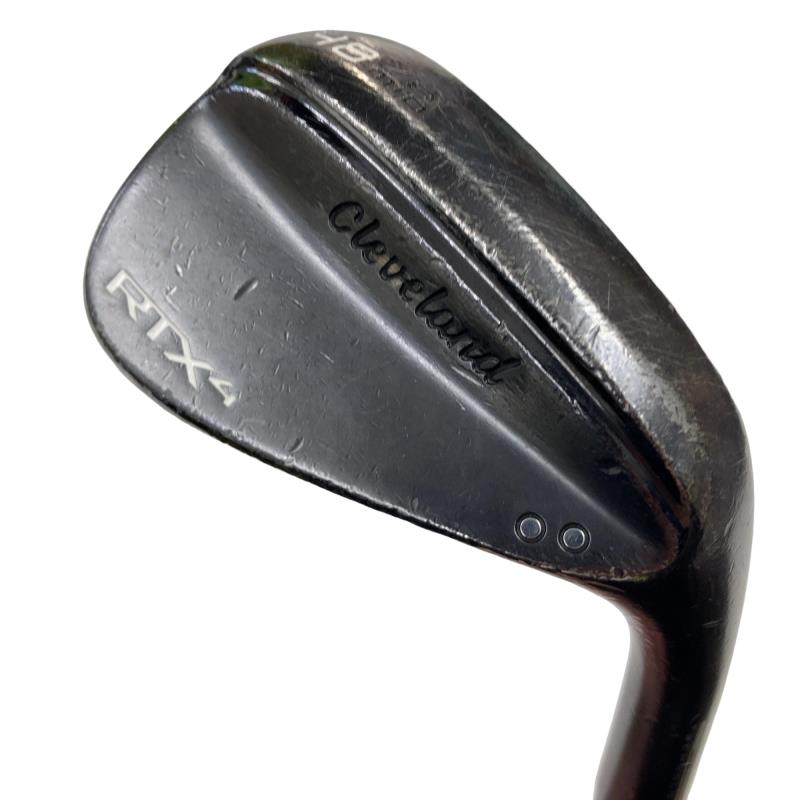 【中古】 クリーブランド Cleveland RTX-4 ブラックサテン 48°/08° MID ウェッジ WG Dynamic Gold (フレックスS) メンズ 男性用 右利き 右用 Cランク ゴルフクラブ