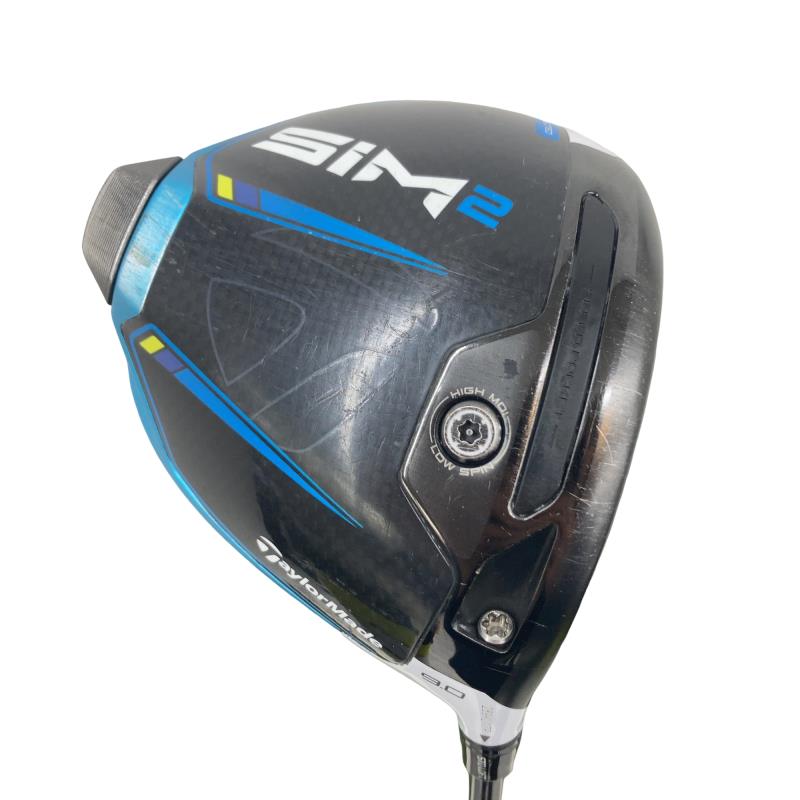【中古】 テーラーメイド SIM2 9° ドライバー DR リシャフト (フレックスその他) メンズ 男性用 右利き 右用 Cランク ゴルフクラブ