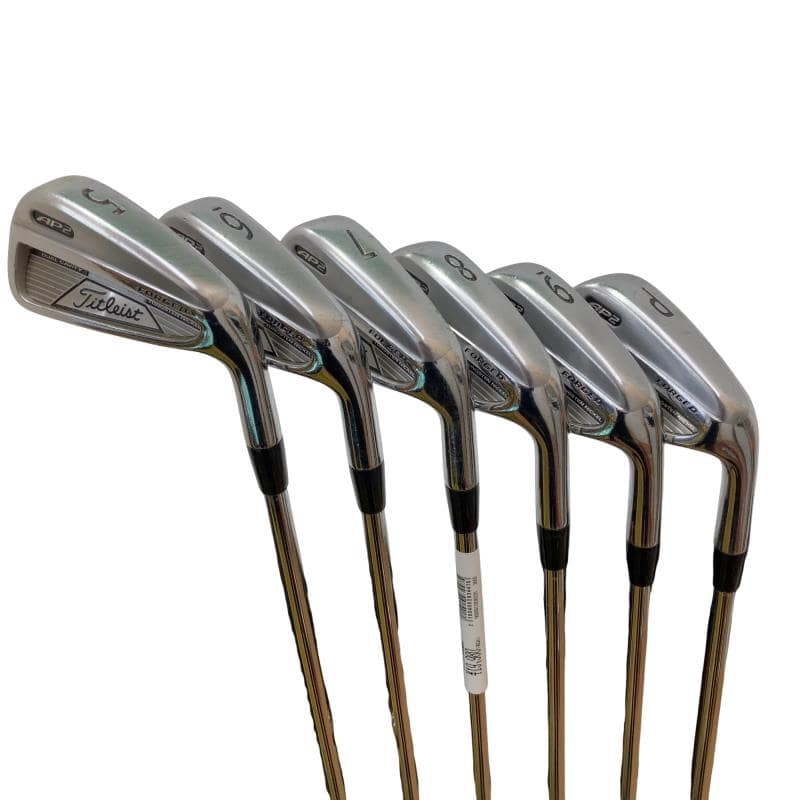 【中古】 タイトリスト Titleist AP2 6S アイアン仕掛ける IR Dynamic Gold (フレックスS) メンズ 成人男性用 右利き 右用 D序列付ける ゴルフ野球クラブ