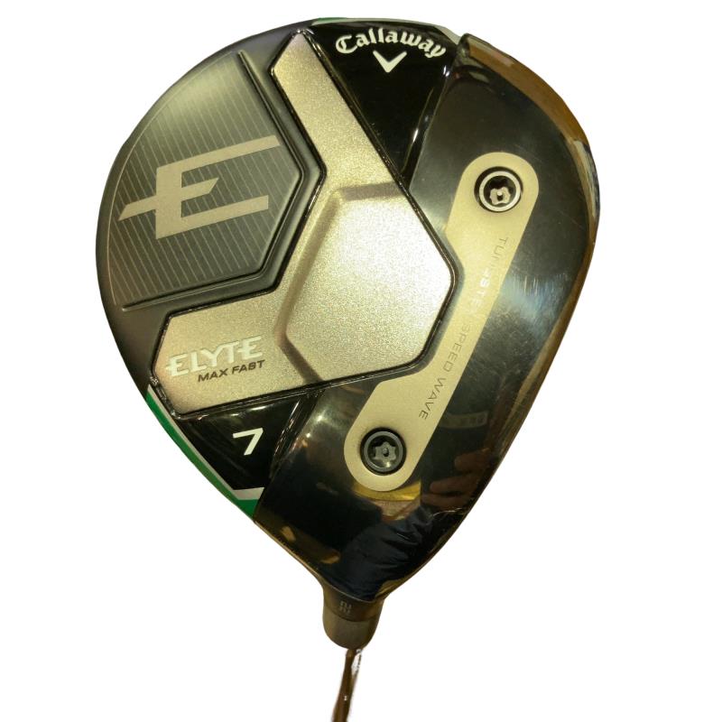 【中古】 キャロウェイ ELYTE MAX FAST 7W フェアウェイウッド FW LIN-Q GREEN 40 for CW(ELYTE FW) (フレックスR) メンズ 男性用 右利き 右用 Cランク ゴルフクラブ