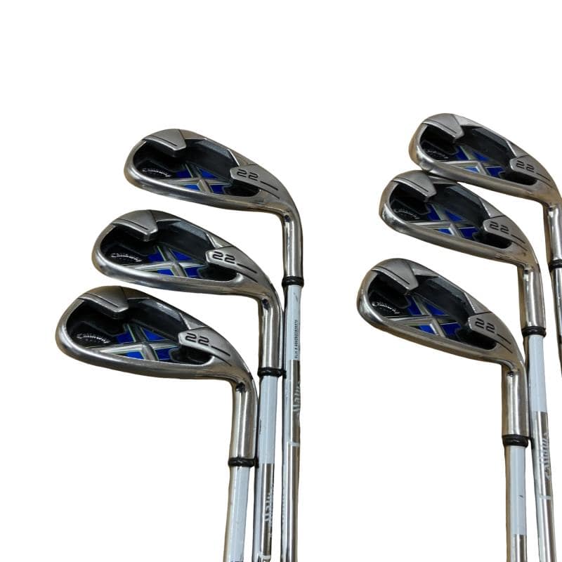 【中古】 キャロウェイ X・22 6S USA アイアンセット IR Callaway Golf X-22 (フレックスS) メンズ 男性用 右利き 右用 Cランク ゴルフクラブ