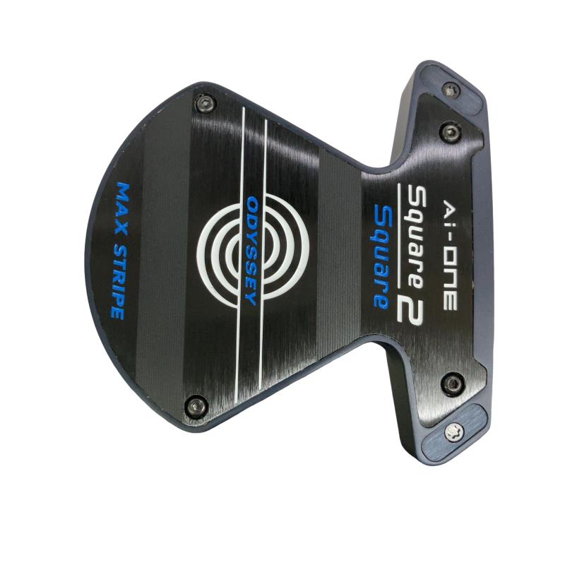 【中古】 オデッセイ Ai-ONE SQUARE 2 SQUARE MAX STRIPE 33in パター PT STROKE LAB 90 スチール写真 (フレックス余分の物) メンズ 成人男性用 右利き 右用 B序列付ける ゴルフ野球クラブ