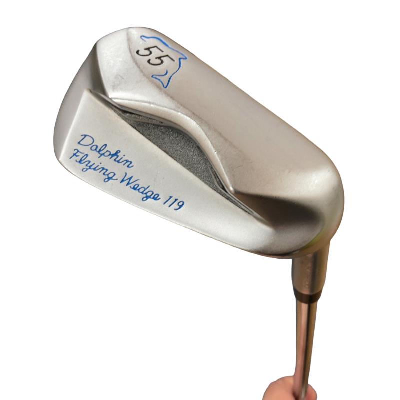 【中古】 キャスコ Dolphin Flying Wedge DFW-119 55° 34インチ(ジャンボグリップ) ウェッジ WG Dolphin オリジナルスチール (フレックスその他) メンズ 男性用 右利き 右用 Cランク ゴルフクラブ