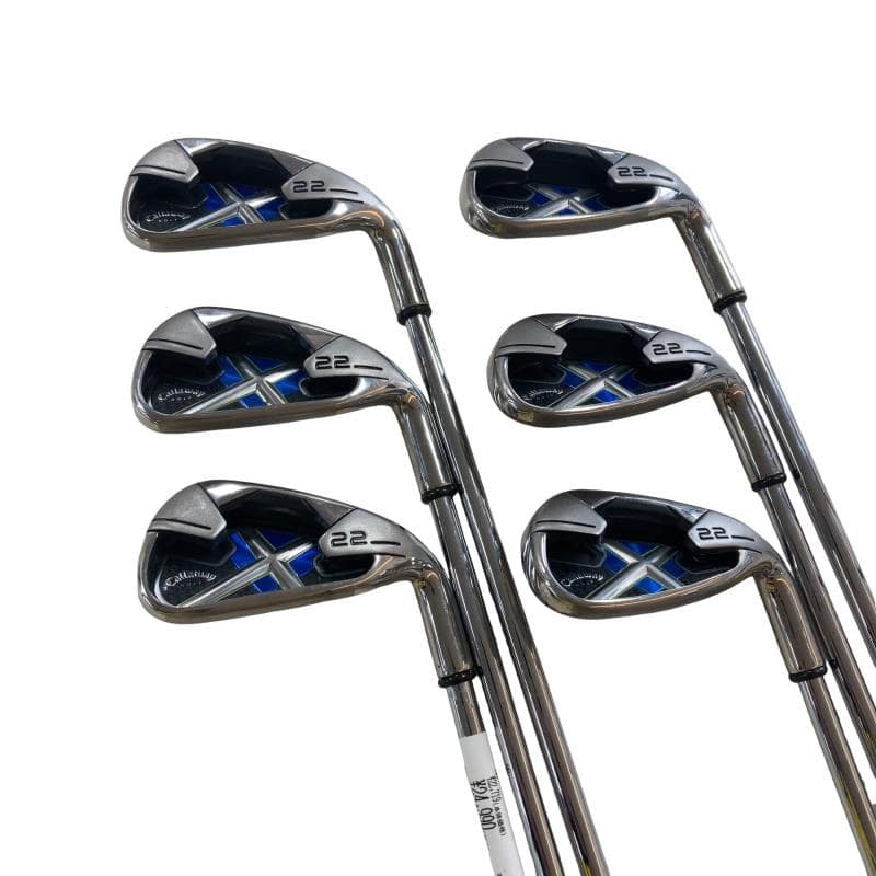 【中古】 キャロウェイ X・22 6S USA アイアンセット IR Callaway Golf Steel (フレックスUNI) メンズ 男性用 右利き 右用 Cランク ゴルフクラブ