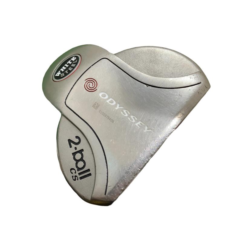 【中古】 オデッセイ WHITE STEEL 2・ball CENTER SHAFTED 34インチ パター PT スチール (フレックスその他) メンズ 男性用 右利き 右用 Dランク ゴルフクラブ