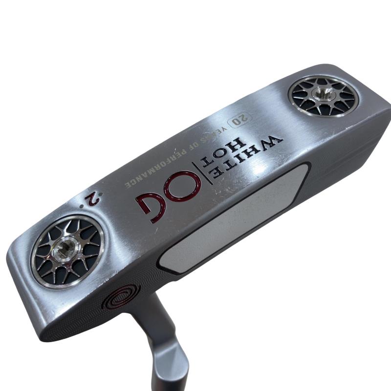 【中古】 オデッセイ WHITE HOT OG #2 DOT 33in パター PT スチール写真 (フレックス余分の物) メンズ 成人男性用 右利き 右用 C位置づける ゴルフ野球クラブ