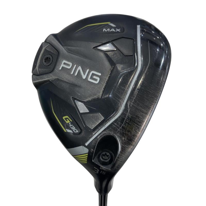 【中古】 ピン G430 MAX 3W フェアウェイウッド FW ALTA J CB BLACK(FW) (フレックスSR) メンズ 男性用 右利き 右用 Cランク ゴルフクラブ