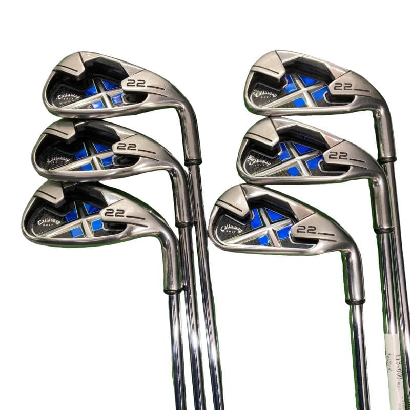 【中古】 キャロウェイ X・22 6S USA アイアンセット IR Callaway Golf Steel (フレックスUNI) メンズ 男性用 右利き 右用 Cランク ゴルフクラブ