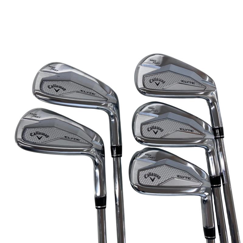 【中古】 キャロウェイ ELYTE MAX FAST 5S アイアン仕掛ける IR NS PRO ZELOS 7 (フレックスS) メンズ 成人男性用 右利き 右用 C価値づける ゴルフ野球クラブ