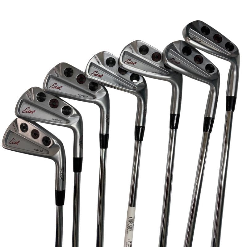 【中古】 Edel GOLF Edel GOLF SMS PRO Forged Iron 8S アイアンセット IR 純正特注シャフト (フレックスX) メンズ 男性用 右利き 右用 Cランク ゴルフクラブ