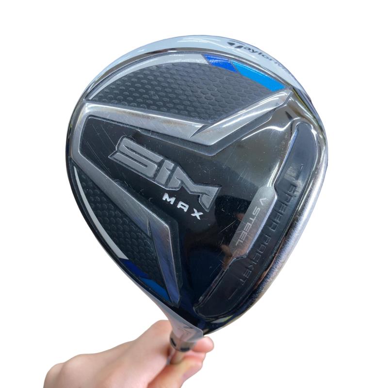【中古】 テーラーメイド SIM MAX 7W フェアウェイウッド FW リシャフト (フレックスその他) メンズ 男性用 右利き 右用 Cランク ゴルフクラブ