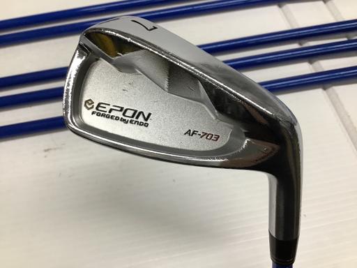 【中古】 エポンゴルフ株式会社 EPON AF-703 6S アイアンセット IR 純正特注シャフト (フレックスR) メンズ 男性用 右利き 右用 Cランク ゴルフクラブ