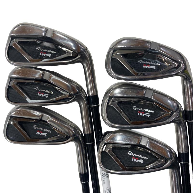 【中古】 テーラーメイド M4(2021) 6S アイアンセット IR Fujikura ATMOS Red 7 (フレックスS) メンズ 男性用 右利き 右用 Cランク ゴルフクラブ