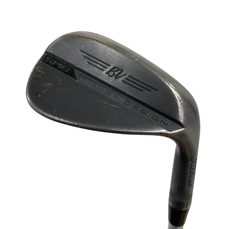 【中古】 タイトリスト VOKEY SPIN MILLED SM8 ジェットブラック 48°/10°F ウェッジ WG リシャフト (フレックスその他) メンズ 男性用 右利き 右用 Dランク ゴルフクラブ