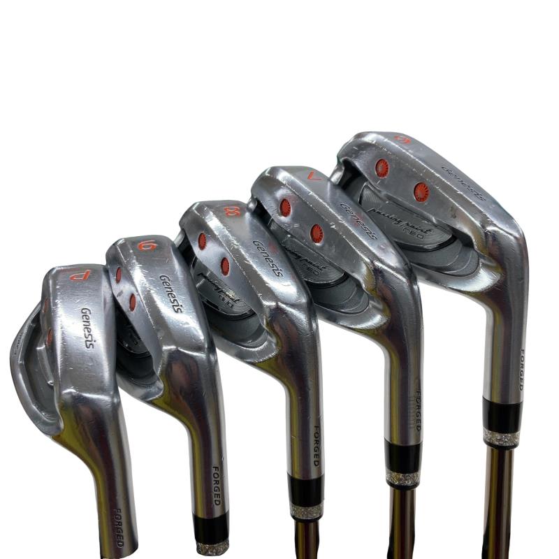【中古】 三浦技研 Passing Point NEO PP-9005 Genesis 6S アイアンセット IR リシャフト (フレックスその他) メンズ 男性用 右利き 右用 Cランク ゴルフクラブ