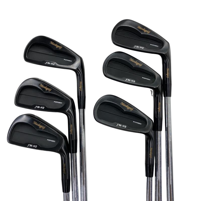 【中古】 MASDA MASDA JM-H2 PVD黒いこと 6S アイアン仕掛ける IR NS PRO MODUS3 TOUR120 (フレックスS) メンズ 成人男性用 右利き 右用 C序列付ける ゴルフ野球クラブ