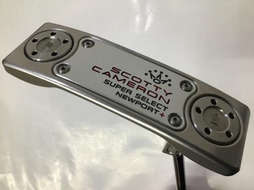 【中古】 タイトリスト SCOTTY CAMERON SUPER SELECT NEWPORT PLUS 34インチ パター PT スチール (フレックスその他) メンズ 男性用 右利き 右用 Cランク ゴルフクラブ
