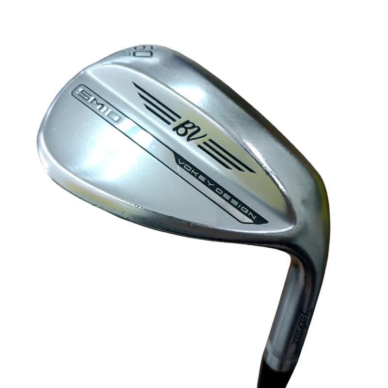 【中古】 タイトリスト VOKEY SPIN MILLED SM10 ツアークロム 60°/04°T ウェッジ WG Dynamic Gold (フレックスS) メンズ 男性用 右利き 右用 Dランク ゴルフクラブ