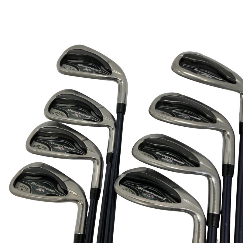 【中古】 キャロウェイ STEELHEAD XR 8S アイアンセット IR XR(STEELHEAD) (フレックスR) メンズ 男性用 右利き 右用 Cランク ゴルフクラブ｜ゴルフパートナー 中古クラブ店