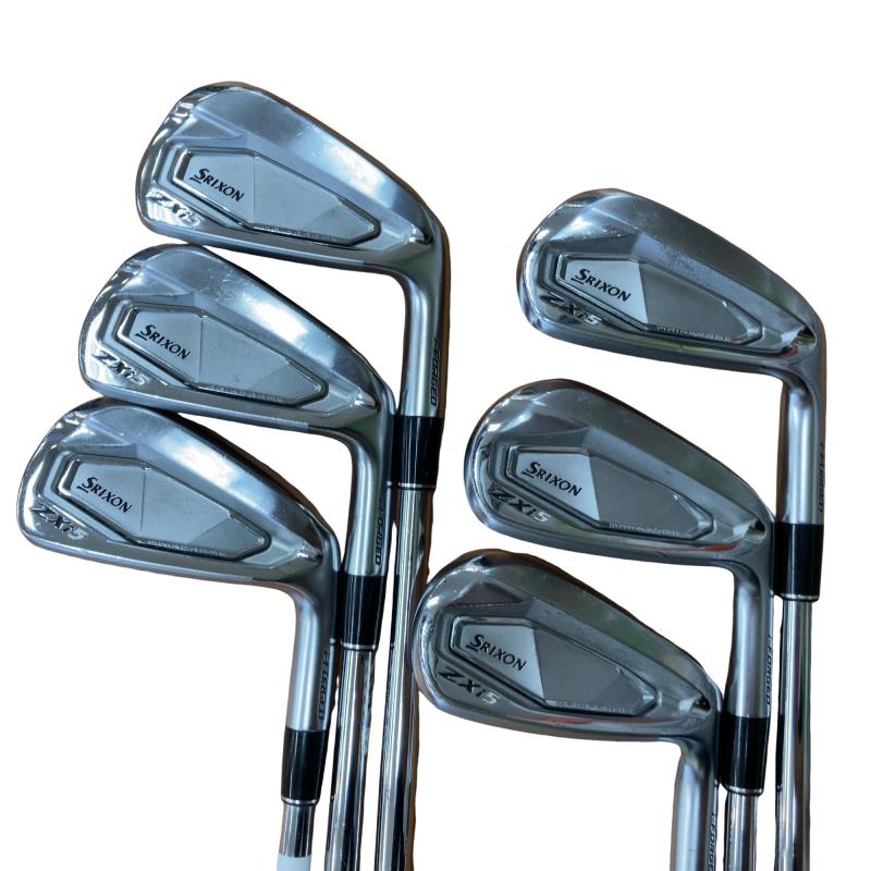 【中古】 ダンロップ SRIXON ZXi5 6S アイアンセット IR 純正特注シャフト (フレックスS) メンズ 男性用 右利き 右用 Cランク ゴルフクラブ｜ゴルフパートナー 中古クラブ店