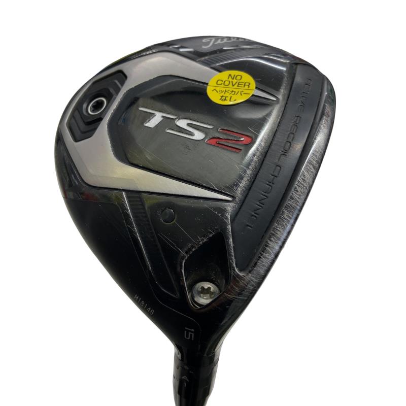 【中古】 タイトリスト TS2 15° フェアウェイウッド FW 純正特注シャフト (フレックスS) メンズ 男性用 右利き 右用 Dランク ゴルフクラブ