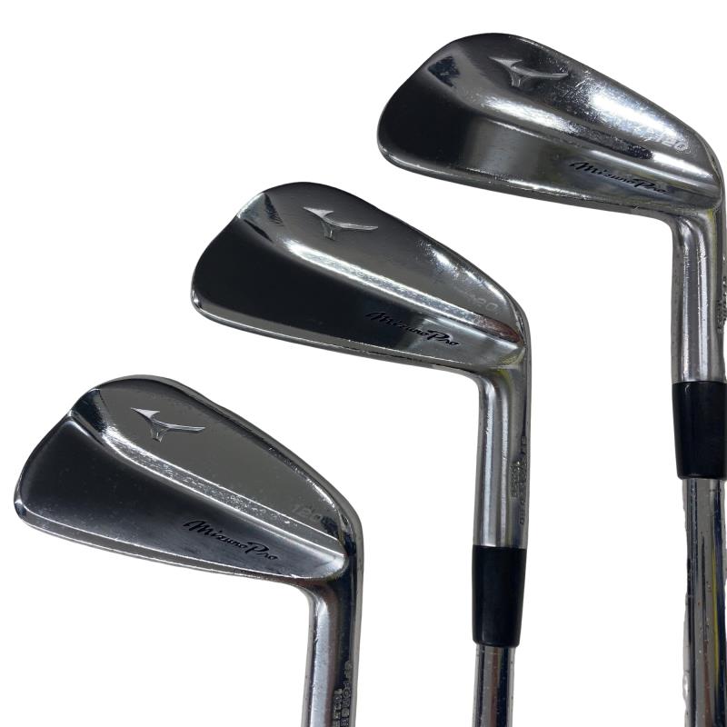 【中古】 ミズノ Mizuno Pro 120 8S アイアンセット IR 純正特注シャフト (フレックスS) メンズ 男性用 右利き 右用 Dランク ゴルフクラブ