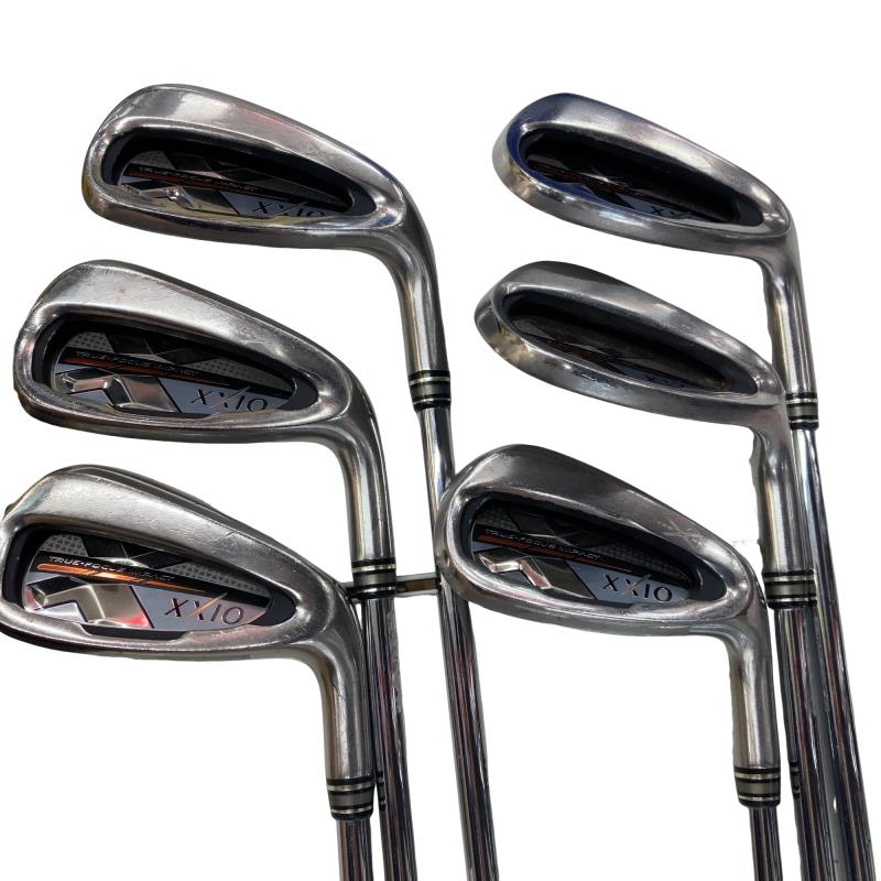 【中古】 ダンロップ XXIO(2018) 6S アイアン仕掛ける IR NS PRO 870GH D.S.T for XXIO (フレックスR) メンズ 成人男性用 右利き 右用 C価値づける ゴルフ野球クラブ