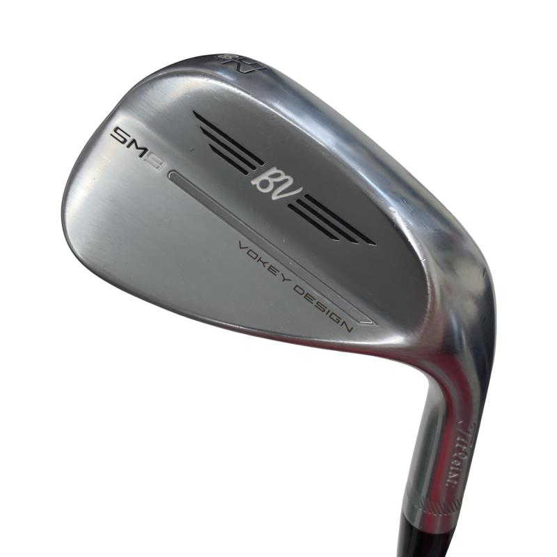 【中古】 タイトリスト VOKEY SPIN MILLED SM9 ツアークロム 52&deg;/08&deg;F ウェッジ WG Dynamic Gold (フレックスS) メンズ 男性用 右利き 右用 Cランク ゴルフクラブ｜ゴルフパートナー 中古クラブ店