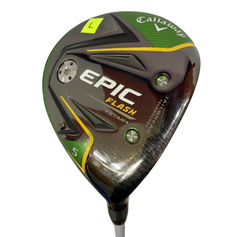 【中古】 キャロウェイ EPIC FLASH STAR 5W レディース フェアウェイウッド FW Speeder EVOLUTION for CW(フェアウェイ) (フレックスL) レディース 女性用 右利き 右用 Dランク ゴルフクラブ