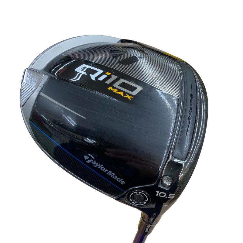 【中古】 テーラーメイド Qi10 MAX 10.5° ドライバー DR 純正特注シャフト (フレックスS) メンズ 男性用 右利き 右用 Cランク ゴルフクラブ