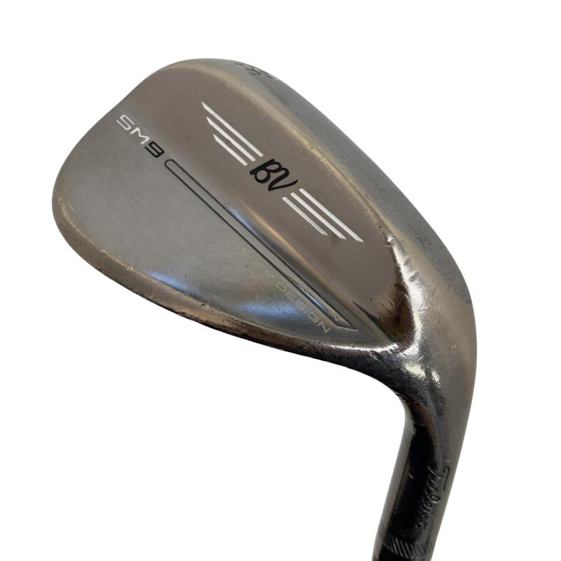 【中古】 タイトリスト VOKEY SPIN MILLED SM9 ブラッシュドスチール 56°/14°F ウェッジ WG Dynamic Gold (フレックスS) メンズ 男性用 右利き 右用 Dランク ゴルフクラブ