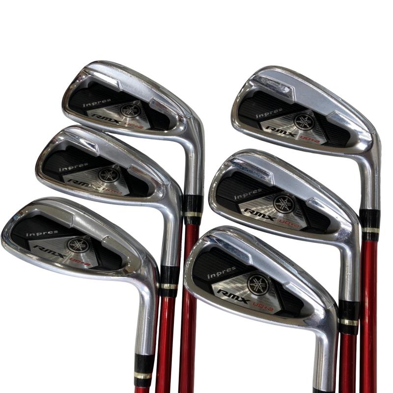 【中古】 ヤマハ inpres RMX UD+2 7S アイアン仕掛ける IR BASSARA FS50 (フレックスR) メンズ 成人男性用 右利き 右用 C序列付ける ゴルフ野球クラブ