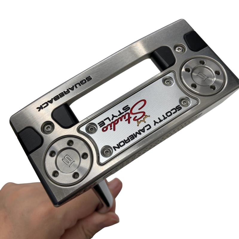 【中古】 タイトリスト SCOTTY CAMERON STUDIO STYLE SQUAREBACK(2025) 34in パター PT スチール写真 (フレックス余分の物) メンズ 成人男性用 右利き 右用 C位置づける ゴルフ野球クラブ