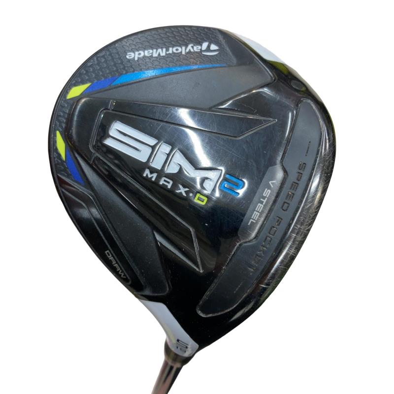 【中古】 テーラーメイド SIM2 MAX-D 3W フェアウェイウッド FW TENSEI BLUE TM50(SIM2 FW) (フレックスR) メンズ 男性用 右利き 右用 Cランク ゴルフクラブ｜ゴルフパートナー 中古クラブ店